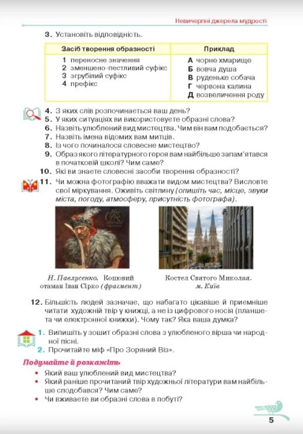 Книга Українська література. 5 клас Олександр Авраменко