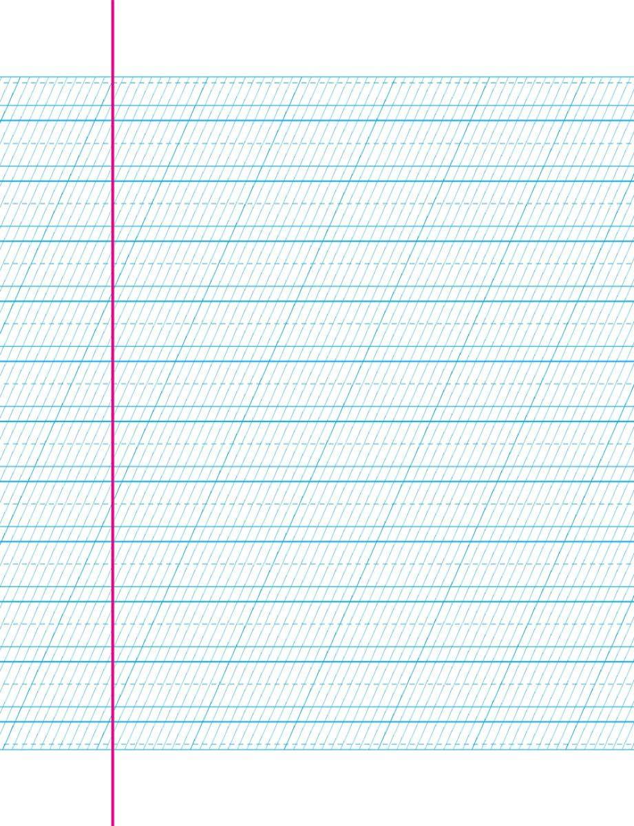 Book Calligraphic notebook-template. Standard size of graphic grid. Burgundy Vasyl Fedienko