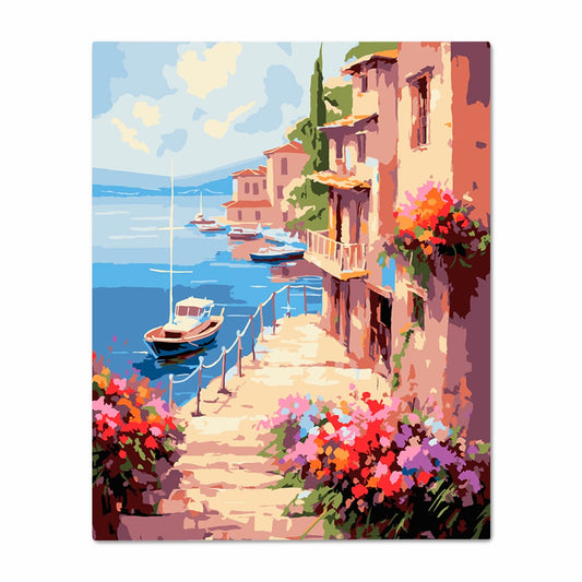 Картина за номерами «Вузенька вуличка» купити в Українській книгарні в Європі