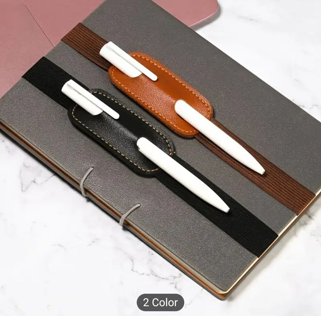 Elastic pen holder for notebook