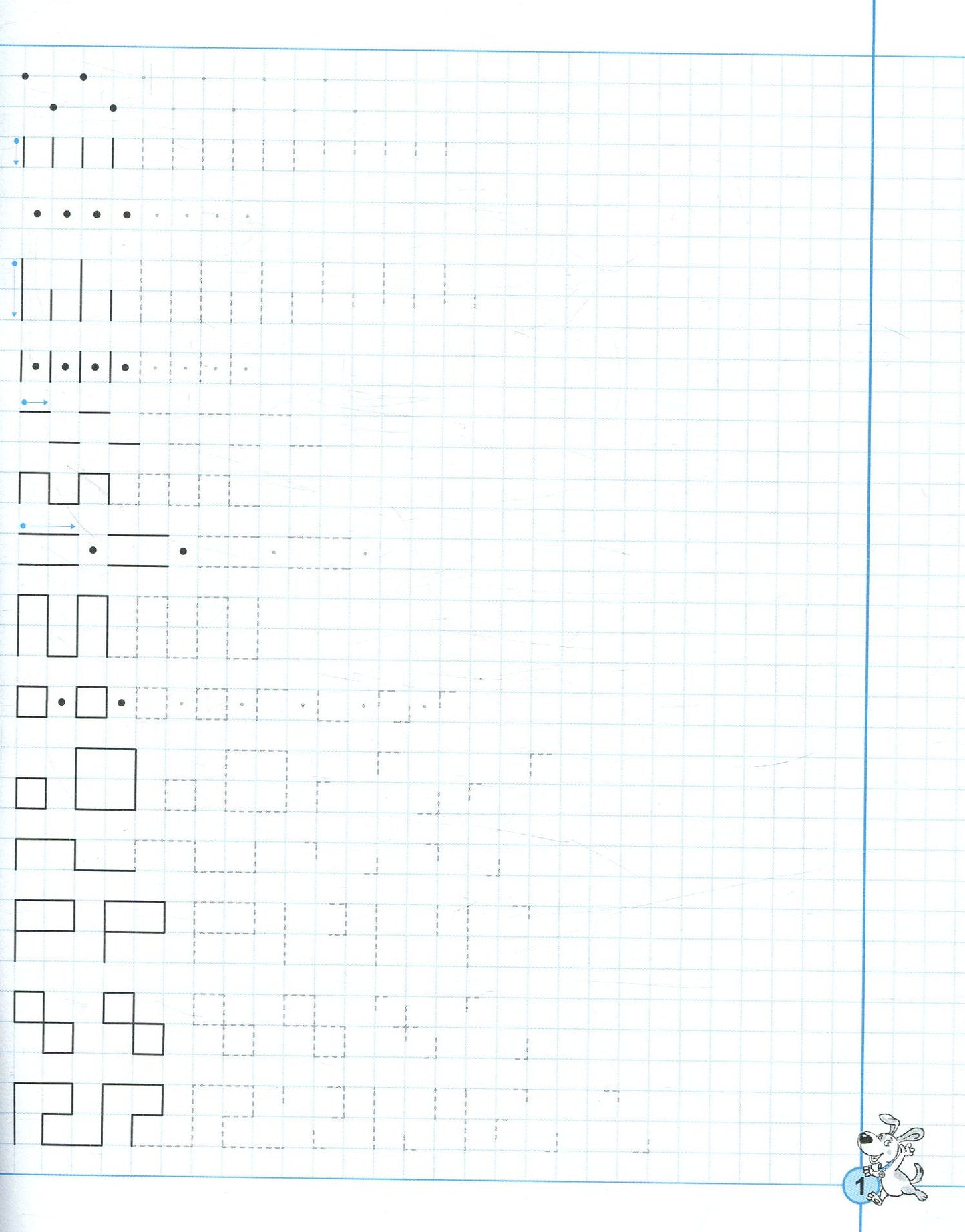 Book of ILLEGAL REQUIREMENTS by cells. Exercise book for preschoolers 5+ Vasyl Fedienko, Galina Deripasko