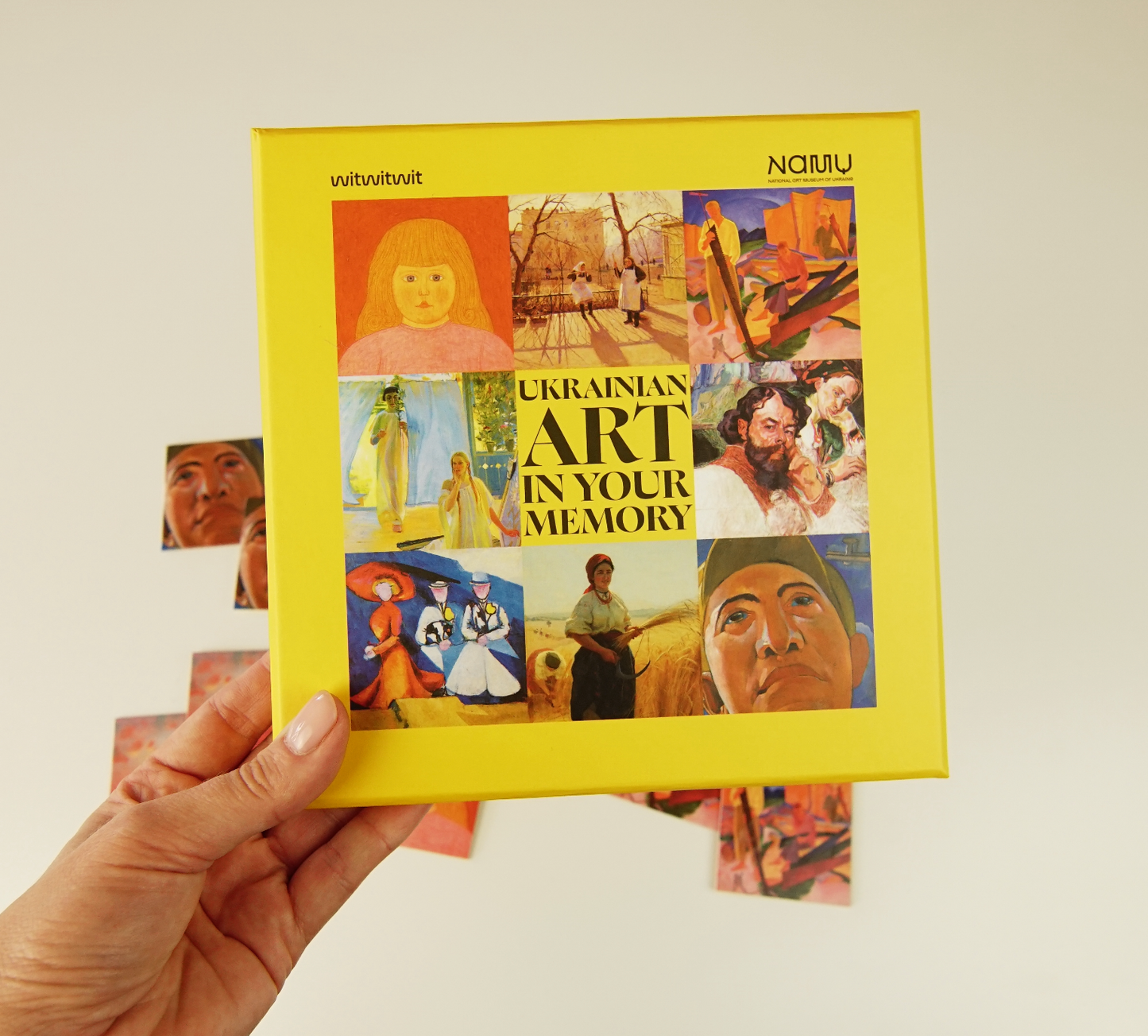 Настільна гра-сувенір "Українське мистецтво на пам’ять" witwitwit 