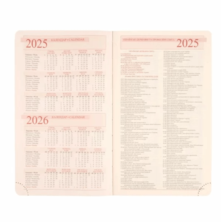 Щоденник B6 "Leo Planner" датований 2025 1