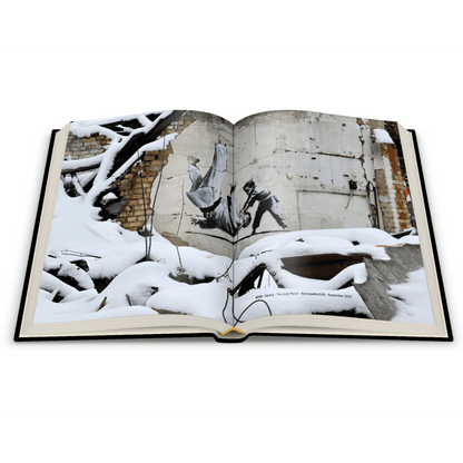 Art book "Banksy in Ukraine - F*CK PTN!" with charity (ENG, UKR) Мистецька книга «Бенксі в Україні - F*CK PTN!» з благодійністю