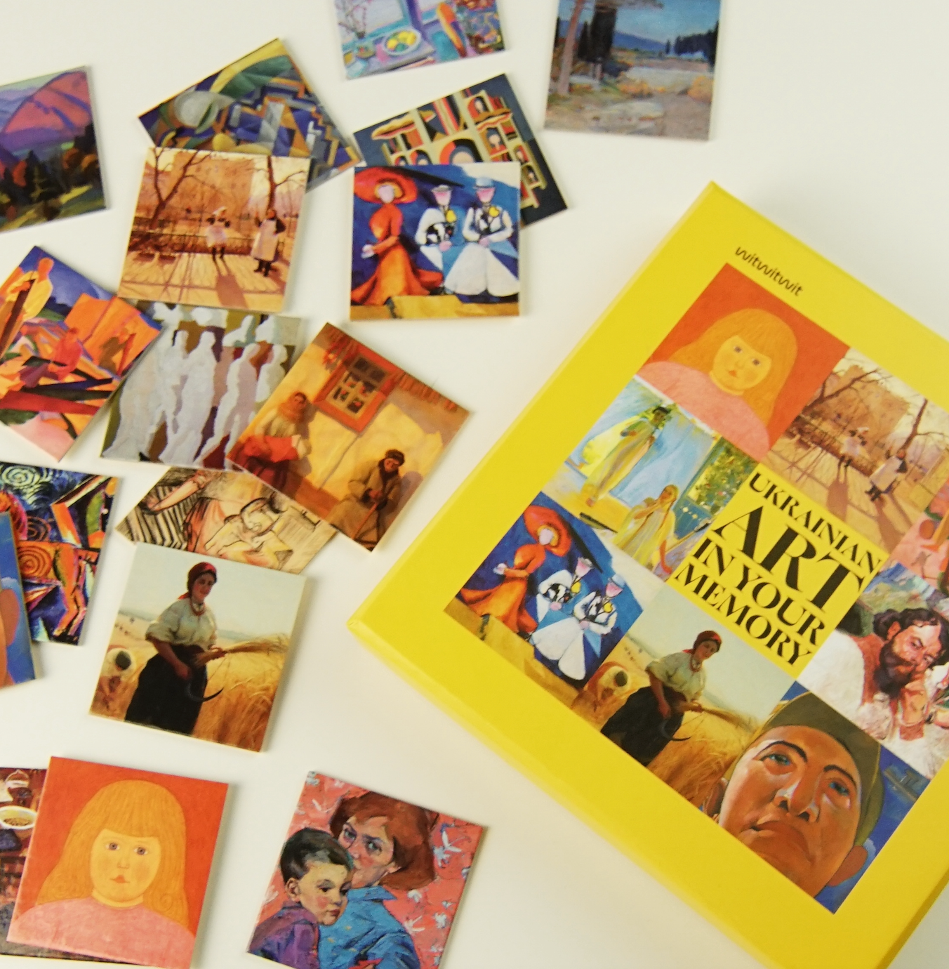 Настільна гра-сувенір "Українське мистецтво на пам’ять" UKR, ENG