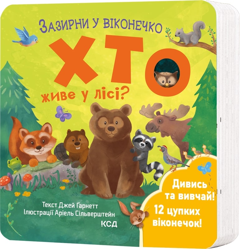 Книга Хто живе у лісі? Зазирни у віконечко Джей Ґарнетт