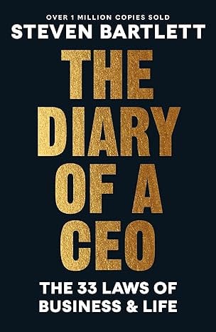 The book Diary of a CEO: The 33 Laws of Business and Life Bartlett Steven