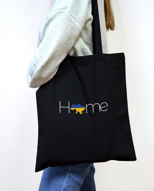 Екошопер чорний «Home»