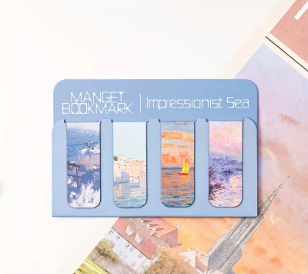 Clip-on magnetic bookmark "Impressionism"