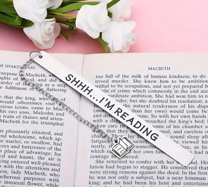 Stainless steel bookmark