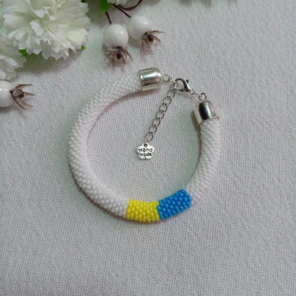 Beaded bracelet "Flag"