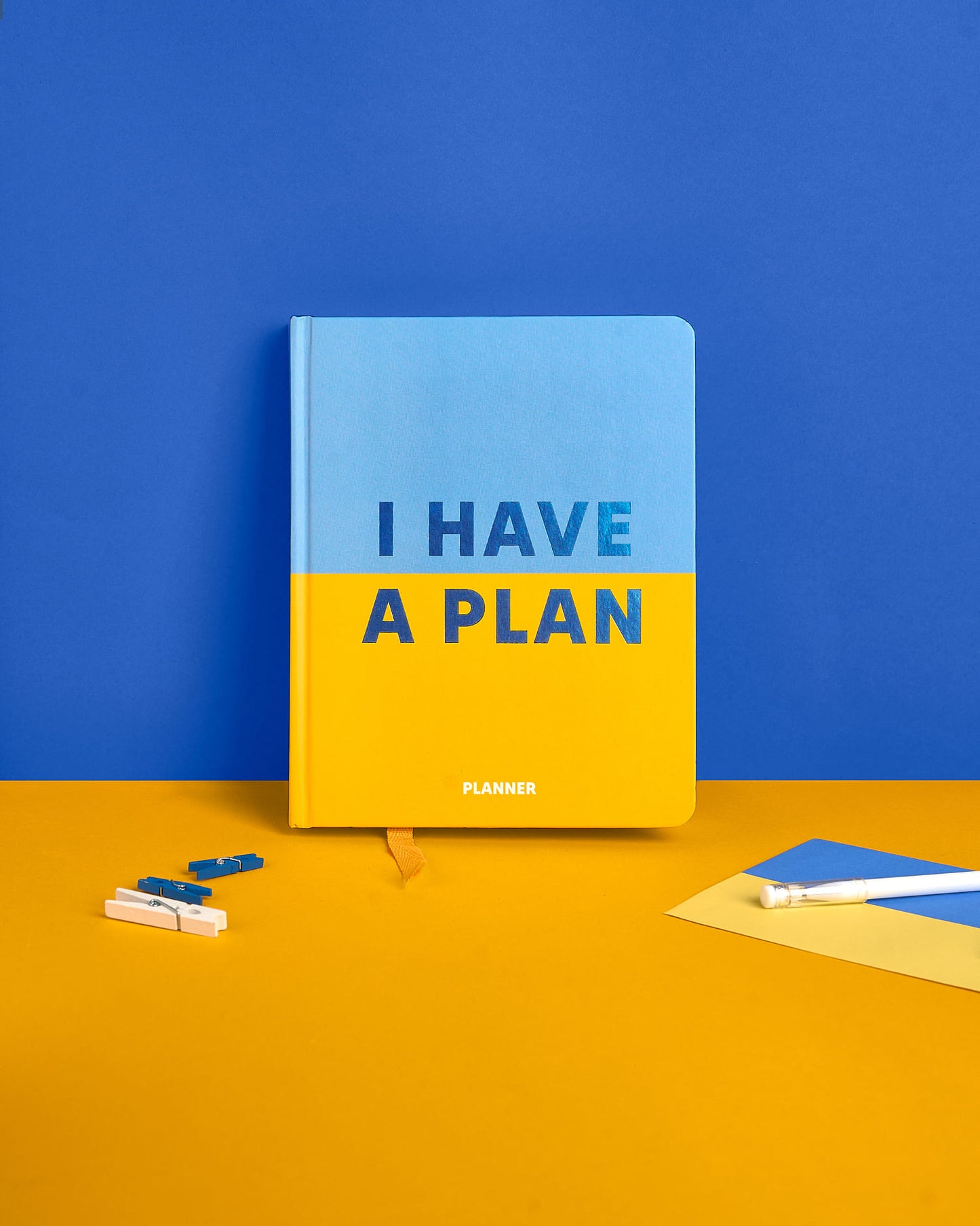 Планер «I HAVE A PLAN» синьо-жовтий