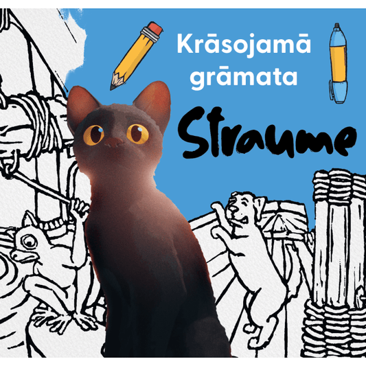 KRĀSOJAMĀ GRĀMATA STRAUME